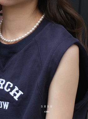 fever同款美国包金施家珍珠项链