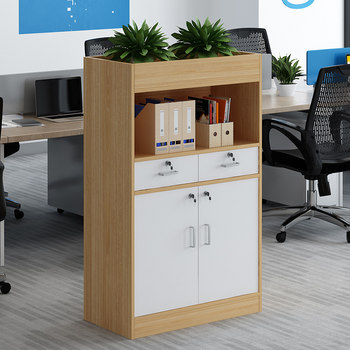 Office planter filing cabinet partition low ຕູ້ພະນັກງານ locker ເອກະສານຂໍ້ມູນຕູ້ຕາຕະລາງຂ້າງຕູ້ຊັ້ນມີ lock