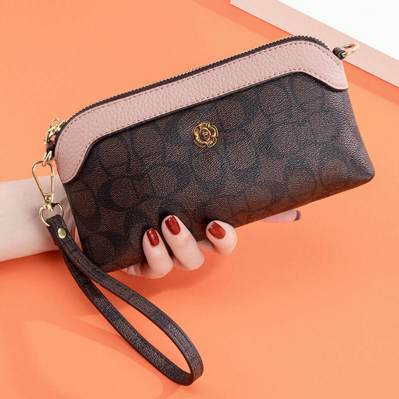 长款夏零钱包气质可放手机斜挎包 触界钱包