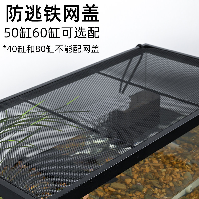 乌龟缸带晒台水陆玻璃饲养休息爬台生态造景带排水养龟专用大型缸,淘宝优惠券,粉丝福利购,淘宝优惠卷