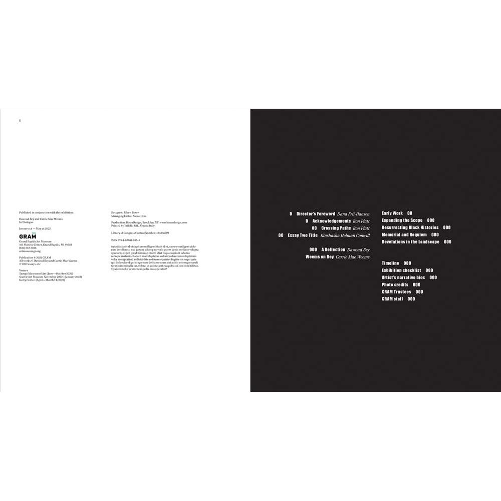 【现货】【2023哈苏奖得主】英文原版 Dawoud Bey 和 Carrie Mae Weems:在对话中 In Dialogue 摄影艺术画册正版进口书 - 图3