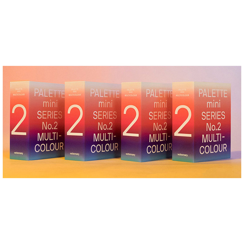【预售】【迷你调色板系列PALETTE mini】02:五彩缤纷Multicolour 专色对比高亮色调印刷平面设计案例作品集victionary图书 - 图3