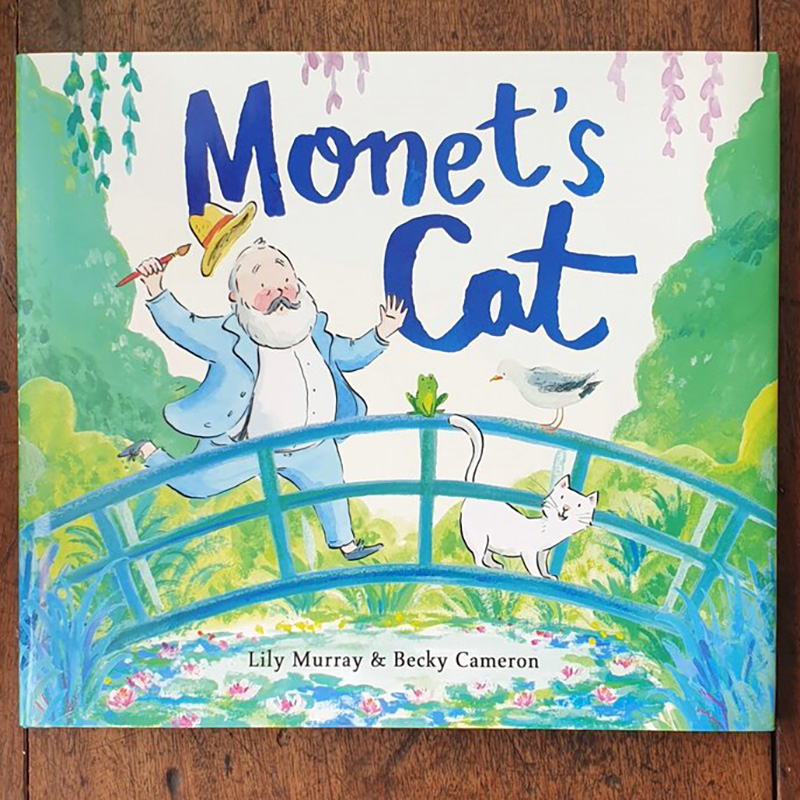 【现货】莫奈的猫Monet’s Cat 4-8岁儿童艺术启蒙名人故事绘画绘本 英文原版 Becky Cameron 图书 - 图0