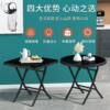 Qijiayufu foldable tempered glass dining table round table