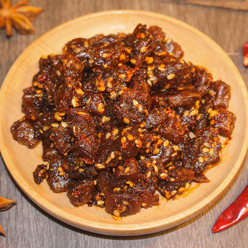 吉斯琪手撕风干耗牛肉干麻辣牛肉干 吉斯琪牛肉类