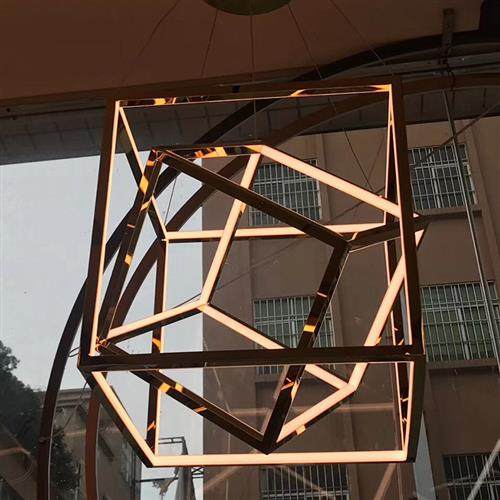 订制异型铝材LED线条灯大堂售楼部沙盘工程灯梯田方框组合灯,淘宝优惠券,粉丝福利购,淘宝优惠卷