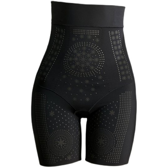 提臀收腹裤女高腰排扣强力收小肚子产后塑形束腰安全平角夏季薄款