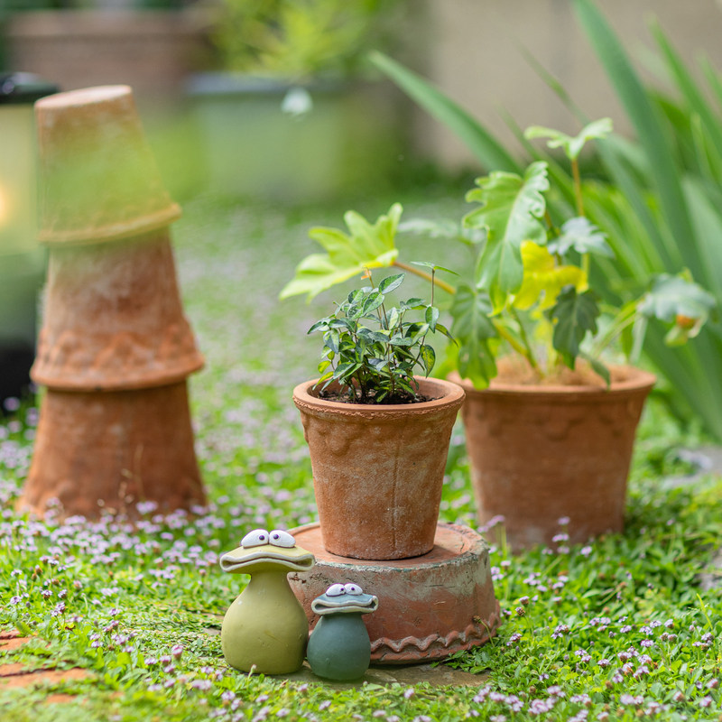 掬涵陶盆花盆陶土粗陶透气红陶田园朴素自然乡村复古做旧泥瓦花盆,淘宝优惠券,粉丝福利购,淘宝优惠卷