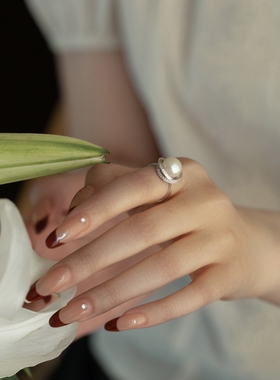 女925银网红气质百搭戒指时尚