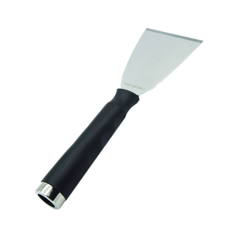 易力友斜口加厚清洁铲刀 带螺旋纹不锈钢小铲子可插伸缩杆铲墙皮 - 图3