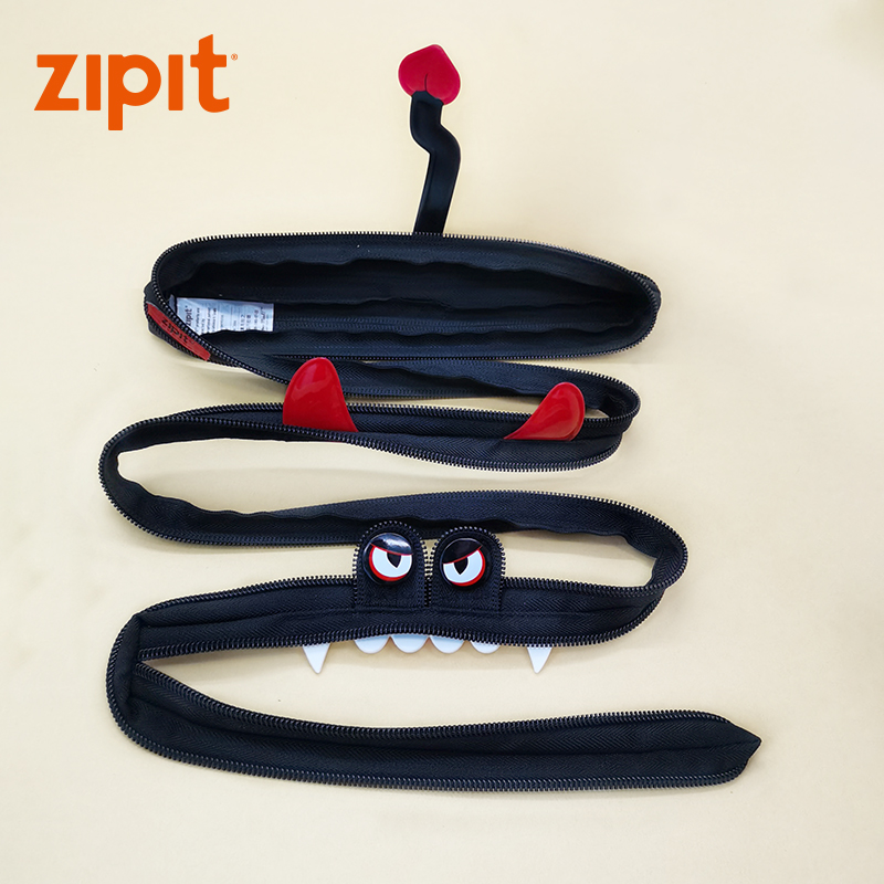 ZIPIT&九木杂物社联名万圣节新款小恶魔拉链笔袋文具袋设计师款创新个性搞怪创意文具