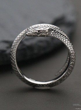 德拉科马尔福百搭戒指巫师蛇院哈利波特斯莱特林学院男女开口指环