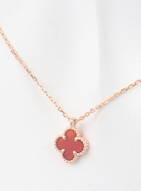 95「新」VCA梵克雅宝SWEET ALHAMBRA「新」扣750玫瑰金39-41cm