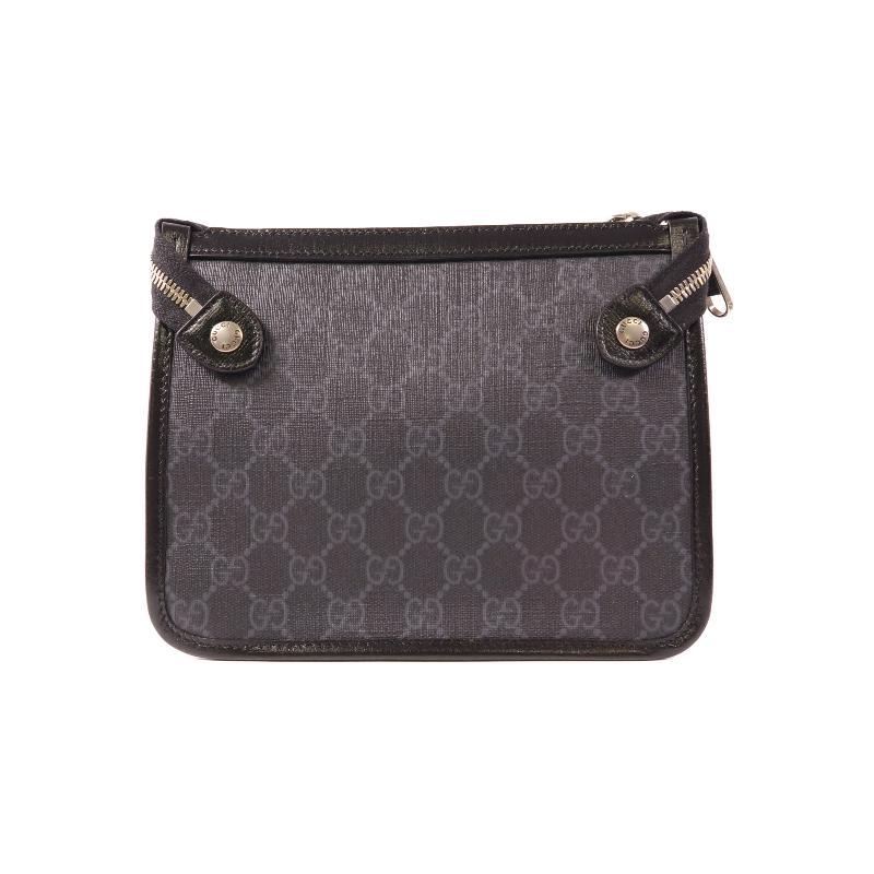 中古Gucci古驰男包A级95新Shoulder bag肩包PVC斜挎包HK时尚正品 - 图0