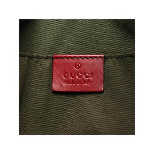 日本中古复古二奢Gucci古驰女包B级9新gucci古驰帆布托特包浅褐色 - 图2