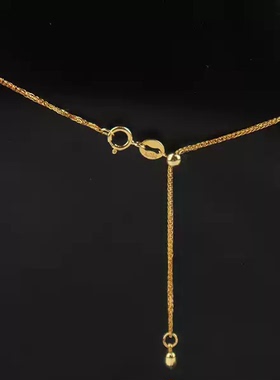-素金项链K18黄金44.5cm