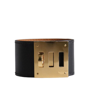 SH「9.0新」HERMES(爱马仕)KELLY DOG黑色BOX皮49手环H072928CC