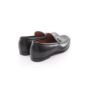 中古Gucci古驰男S级99新loafers乐福鞋牛皮鞋黑色