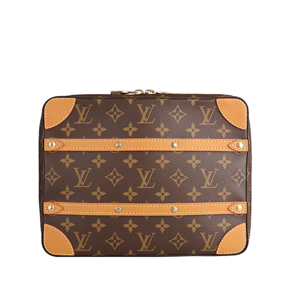 SH「9.0新」LOUIS VUITTON(路易威登)SOFT TRUNK 老花小号斜挎包 - 图0