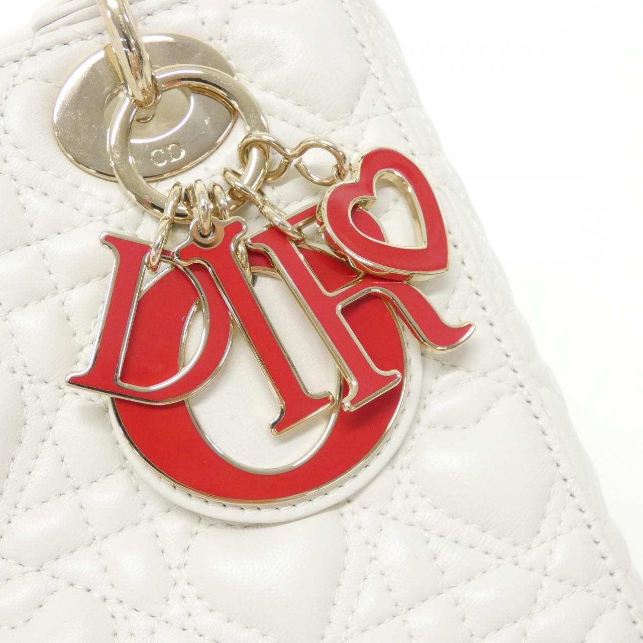 中古DIOR迪奥女包A级95新MY ABCDIOR Lady  Small戴妃单肩手提包 - 图1