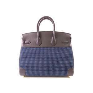 中古Hermes爱马仕女包S级99新handbag手提包牛皮手提包黑HK正品