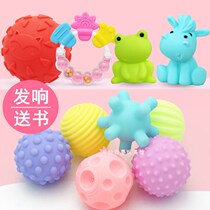 Touch Ball Baby Hand Grip Ball Haptic Perception Ball Puzzle Soft Glue 6 Months Toddler Massage Grip Touch Ball