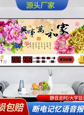 电子钟断电记忆大字显示24季节