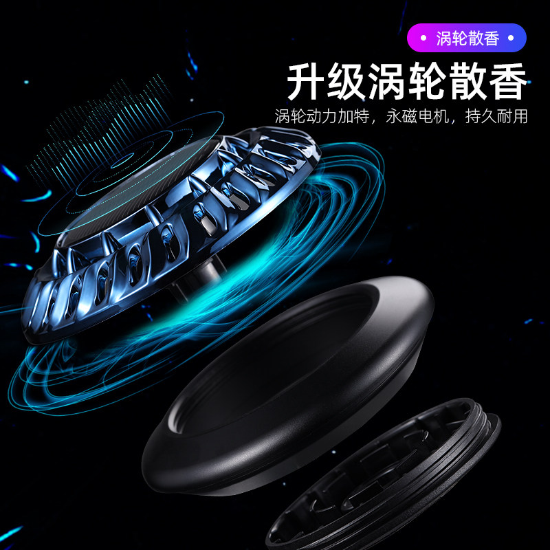 22新款车载汽车内太阳能用品男香薰 载尚汽车香水香薰