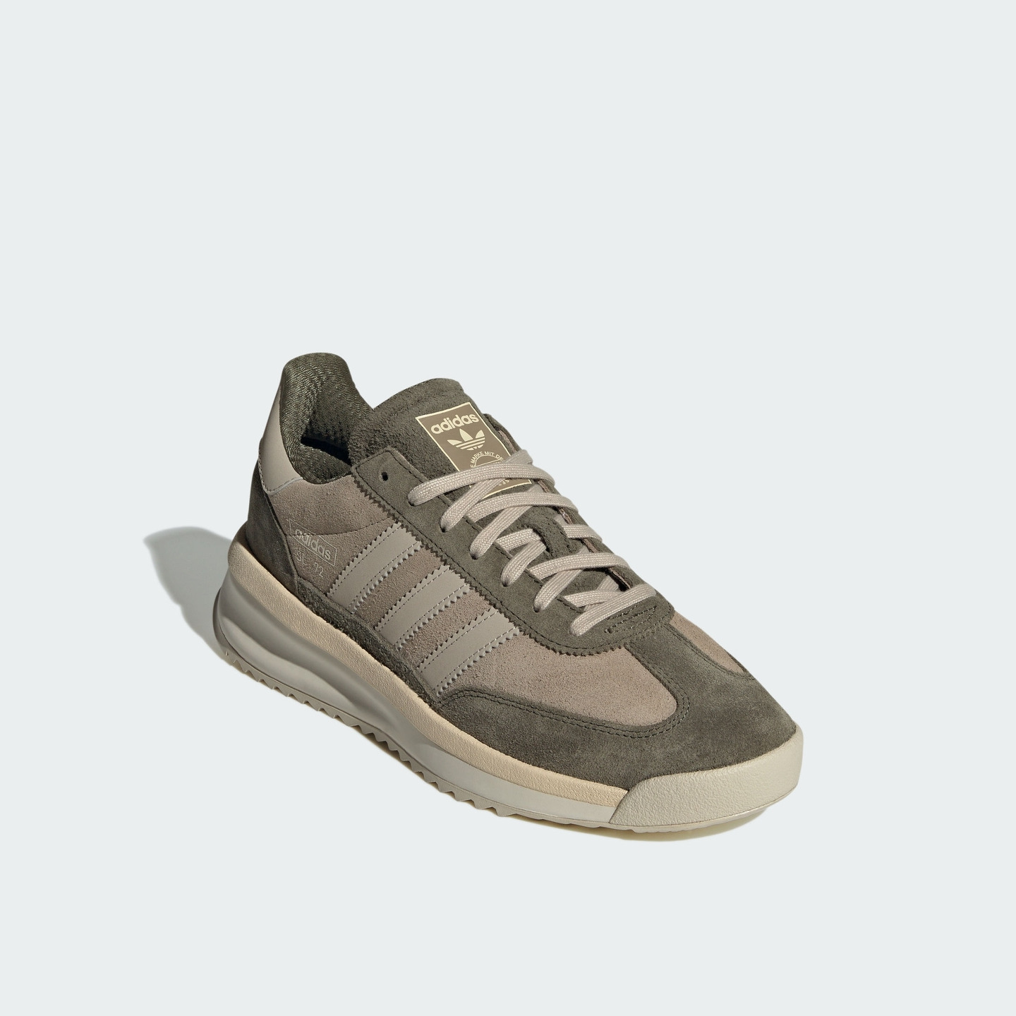 T头鞋 SL 72 RTN复古运动鞋男女adidas Originals阿迪达斯三叶草 - 图1