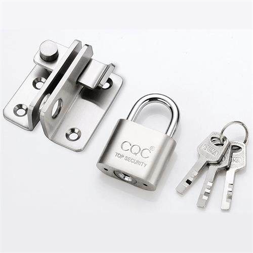 不锈钢插销 免打孔门扣挂锁搭扣柜门锁推拉移门锁扣卡扣安全门栓,淘宝优惠券,粉丝福利购,淘宝优惠卷