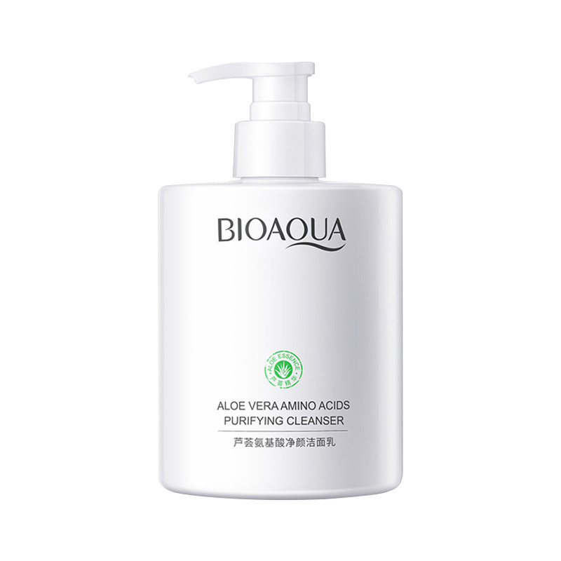 屈臣氏芦荟胶氨基酸控油祛痘洗面奶 爱恩爱洁面