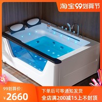 ROCA Musicians Double Bathtub Home Intelligent Thermostatic Heating Bath Massage Lovers Spice Modern Light Lavish Villa