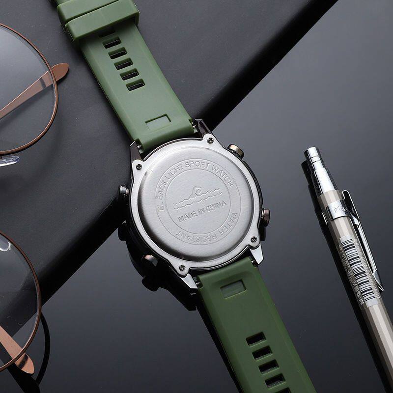 户外防水电子圆形夜光青少年防水表 蒂尔瓦国产腕表