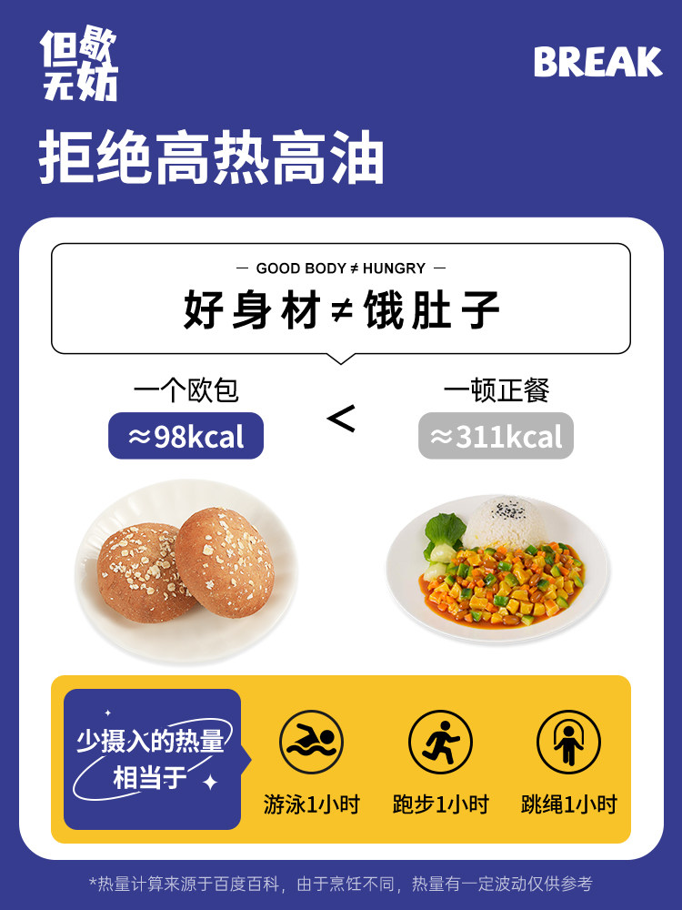 但歇无妨全麦软 0添加早餐减低欧包 但歇无妨西式糕点