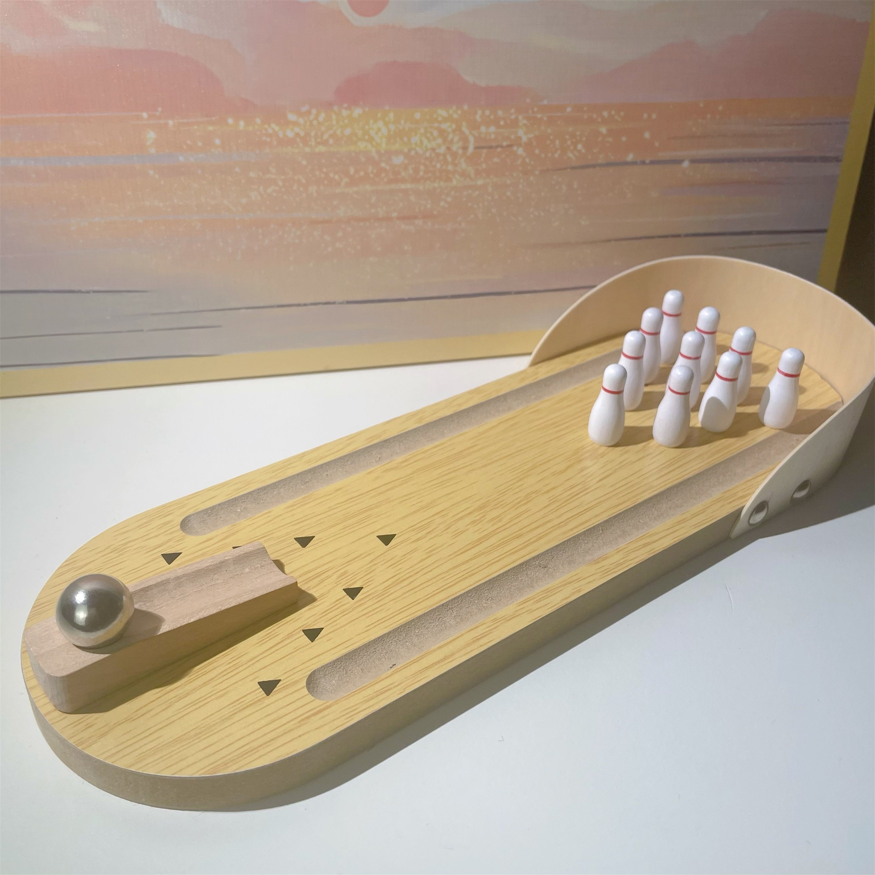 一个有趣的小玩意！没事玩玩保龄球!迷你桌面玩具 创意小朋友礼物,淘宝优惠券,粉丝福利购,淘宝优惠卷