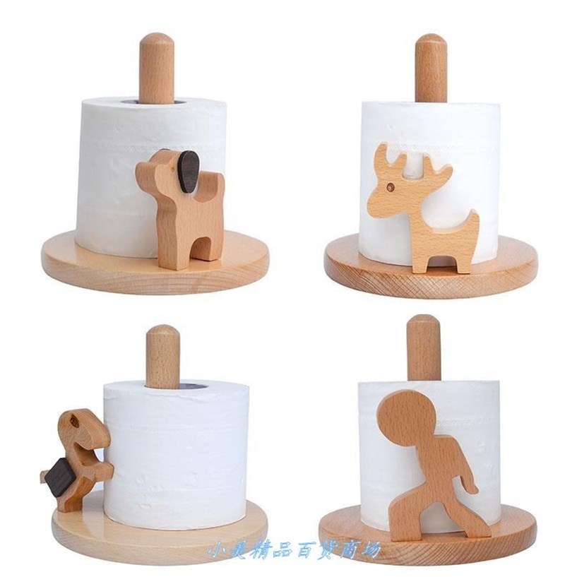 新品desktop storage rack kitchen paper towel holder paper - 图1