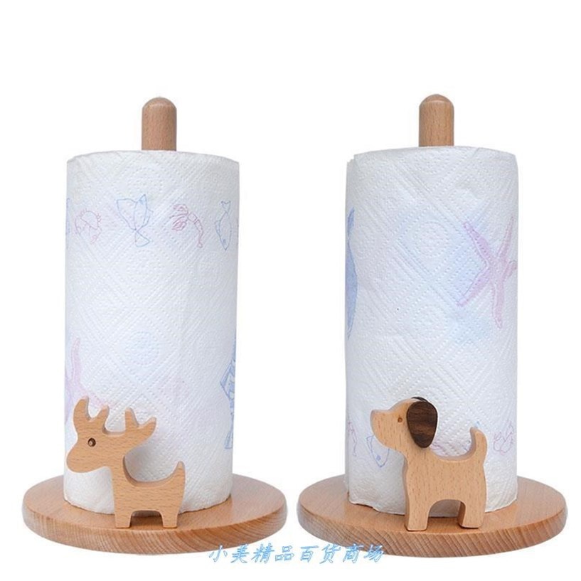 新品desktop storage rack kitchen paper towel holder paper - 图0