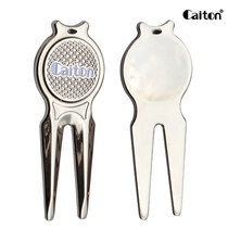 Zinc alloy Golf Fruit Ridge Lawn Fruit Ridge Restoration Supplies Ball Mark Golf Fork accessories Inprint logo