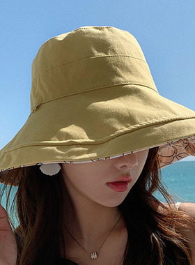 出游渔夫帽妍晟渔夫帽女全棉春夏