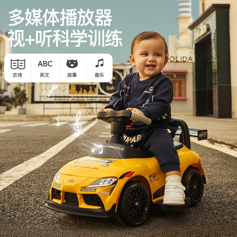 Детский электрический автомобиль Pilsan Play Car от Toyota, электромобиль на четырех колесах для катания по улице, зарядка тележки, 1 год