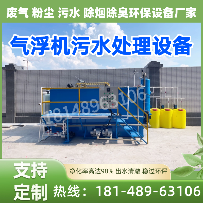 溶气气浮机污水处理设备小型污水处理设备屠宰养殖食品印刷气浮机 - 图2