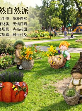 户外摆件花盆系列氧化镁