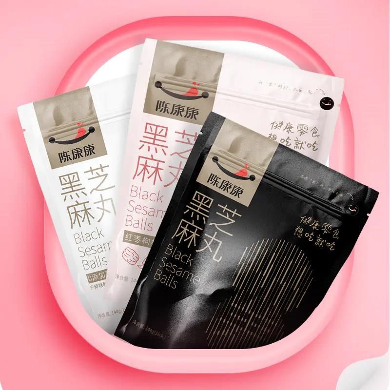 陈康康 黑芝麻丸 赤p藓糖醇 九蒸九晒好芝麻 144g/袋阅农,淘宝优惠券,粉丝福利购,淘宝优惠卷