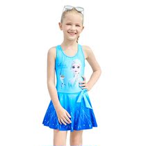 Manufacturer children swimsuit girls CUHK childrens young girls speed dry sun protection even body dress small princess swimming clothes