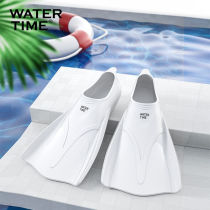 WaterTime footed adult swimming snorkeling children training breaststroke duck foot plate freestyle silicone duck webbing XXS