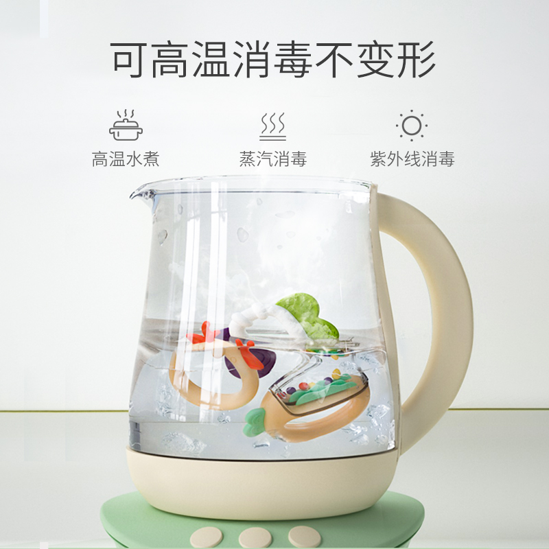 嬰兒玩具0到3個月抓握訓練新生兒搖鈴6益智早教一1歲寶寶可咬牙膠_偉翔達旗艦店_玩具/童車/益智/積木/模型