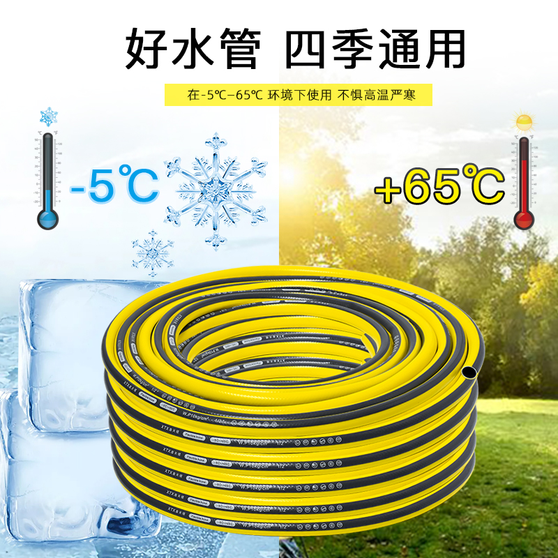 水管软管家用自来水管防冻高压防爆4分PVC管洗车浇花阳台冲洗水枪 - 图1