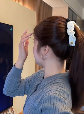 香蕉夹女显发量抓夹竖式高马尾夹