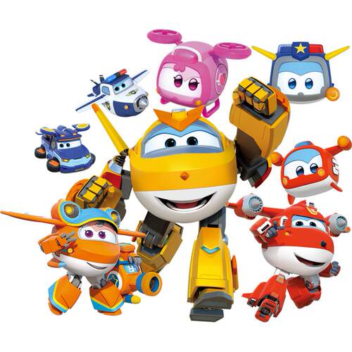 奥迪双钻超级飞侠玩具大号变形玩具机器人萌金小子乐迪爱宝多宝乐 - 图0