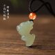High-end pendants for men and women, natural Hetian jade